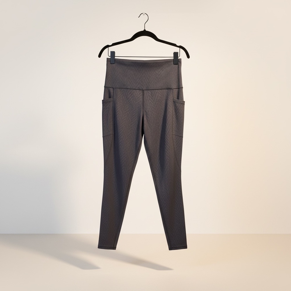 Athleta Charcoal slight pattern, High-Waisted Leggings